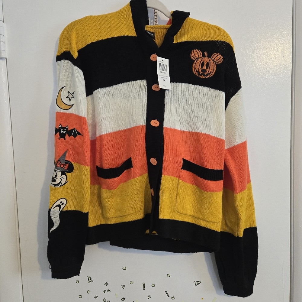 Disney Her Universe Halloween Cardigan Small NWT